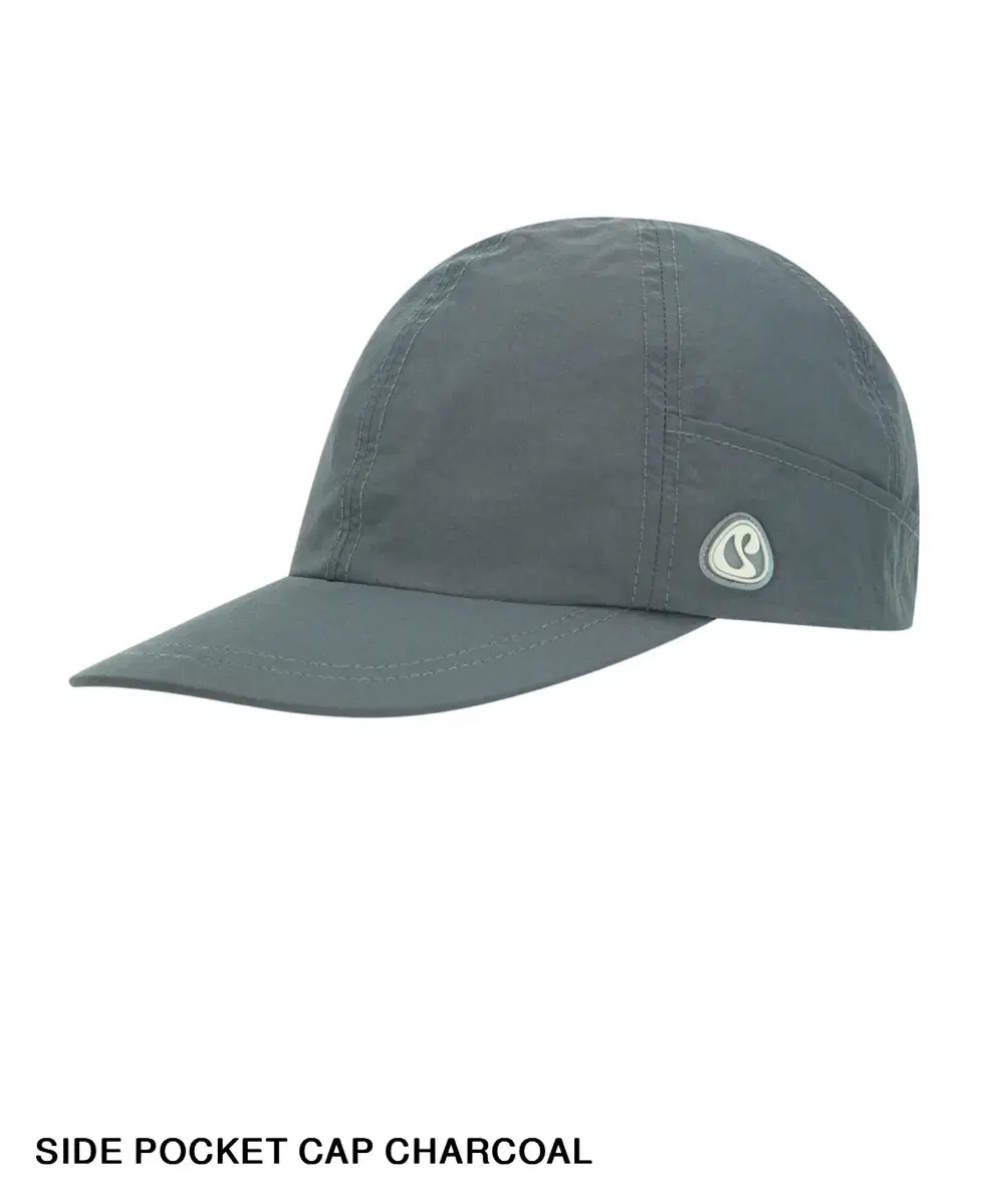 SIDE POCKET CAP CHARCOAL